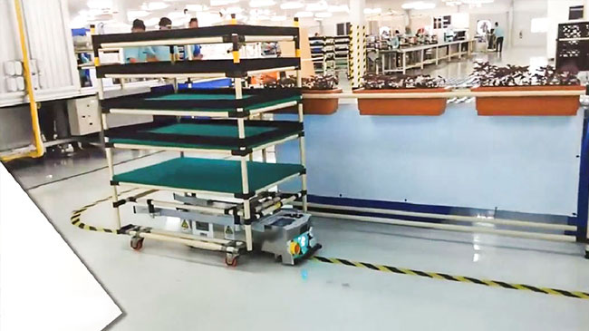 무인 로봇 해저 AGV 창고 자동화 자동적인 위탁