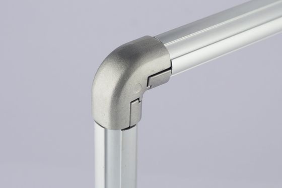 90 Degree Aluminium Pipe Joiners High Precision For Internal Grab Connection